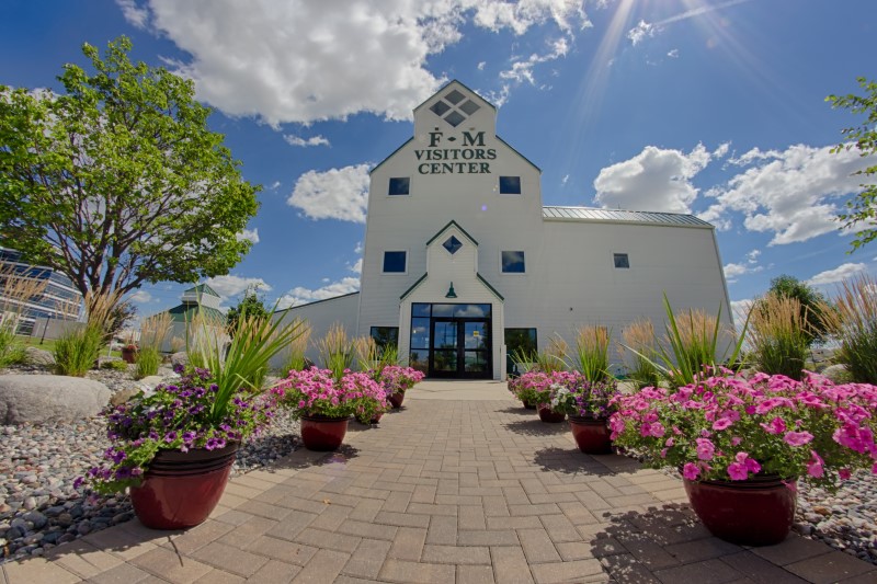 Visit Fargo Moorhead Visitors Center in spring